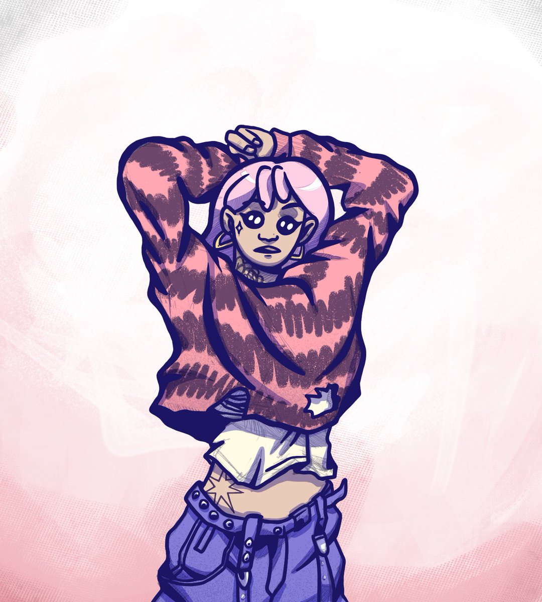 LeighLeRoux's tweet photo. Young DrawThisInYourStyle for Benandieshekiel hitting 80k so I had to jump on https://t.co/iLfI191blD