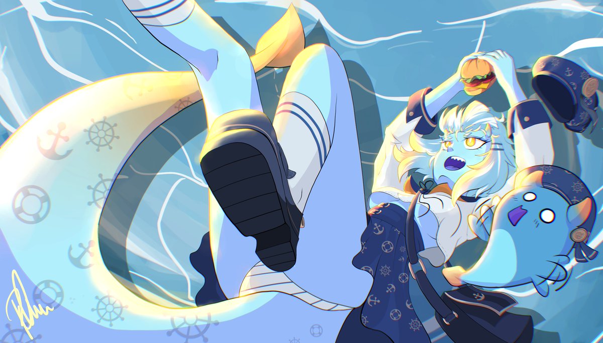 RaArtsz's tweet image. My entry for @monoco55 contest :3 

#SeaAngel80K #クリオネちゃん