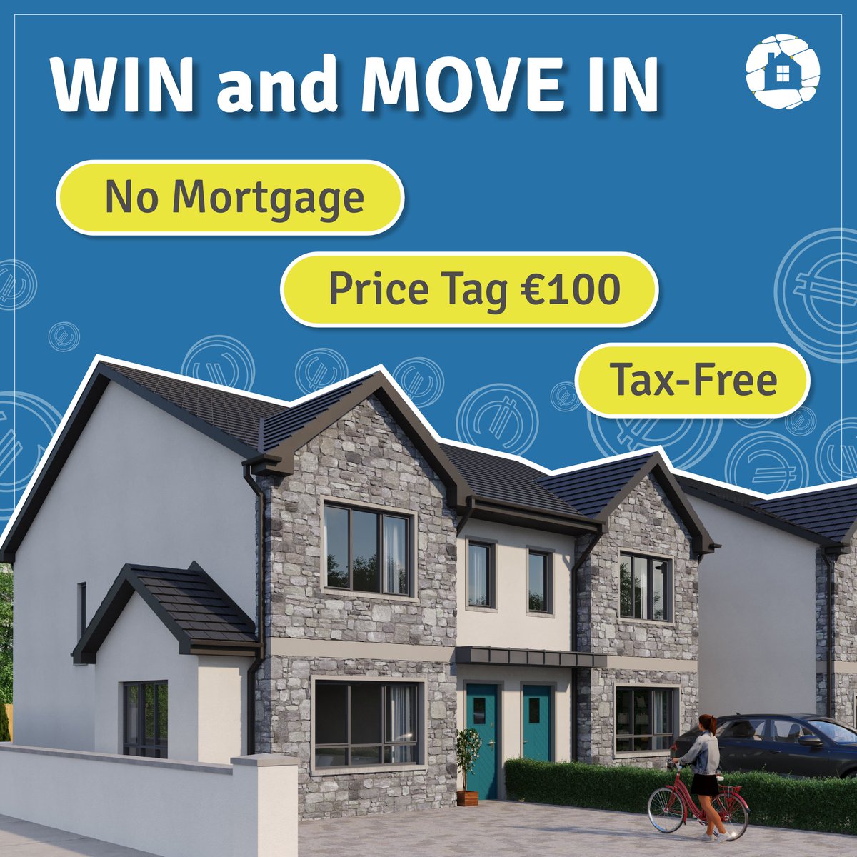 galwayad's tweet photo. The Oranmore House is calling your name.🏠 https://t.co/9d5I0P1cfN ✅Skip The Mortgage ✅Winner Pays No Tax ✅Price Tag €100 21st June is less than 2 weeks away... have you bought your ticket?⏳☀ @lustforlife #WinAHome https://t.co/mnImG7gqyq