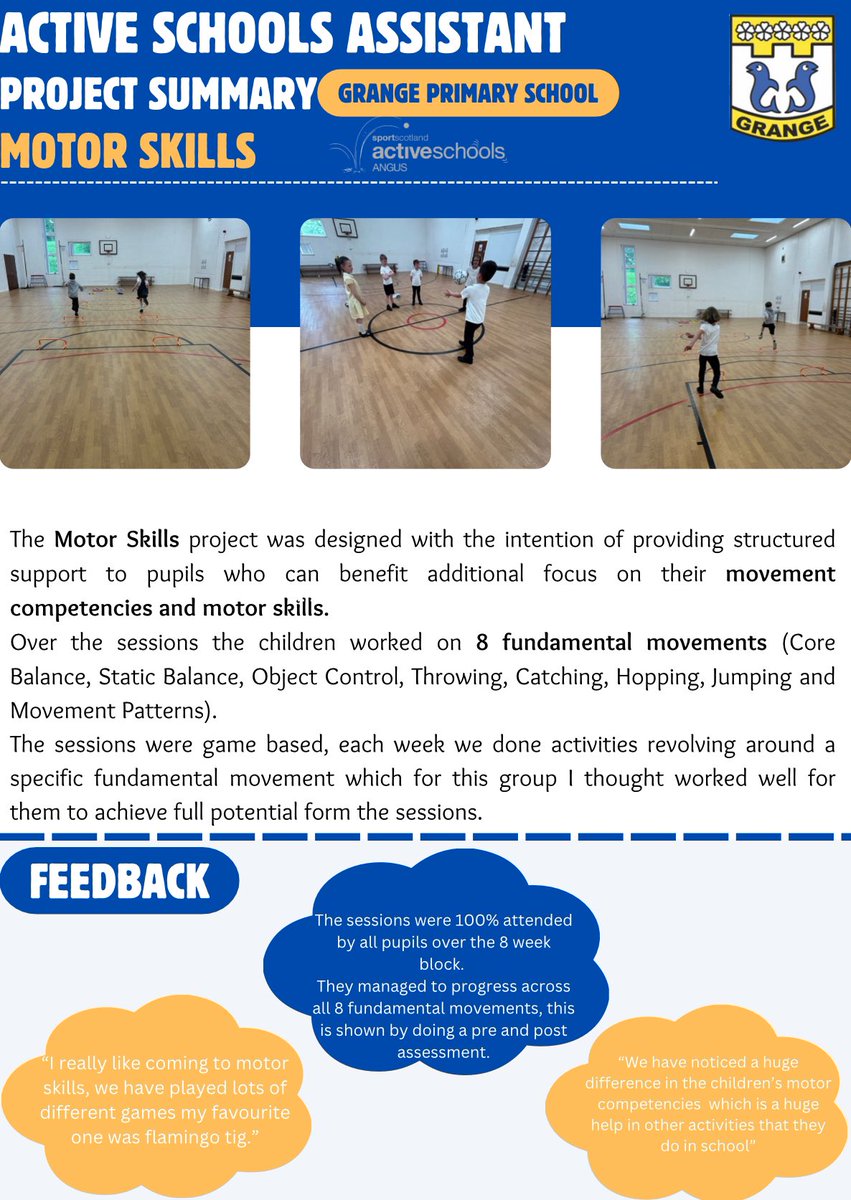 ActiveSchAngus's tweet photo. πASA making a difference. Empowering the next generation through various targeted groups.#TimeToCare #ActiveMonifieth #AngusASAMC
@Sportscotland @seaview_ps @mattocks_ps @PrimaryGrange @MonihighPE @AngusCouncil https://t.co/ijKKxZArge