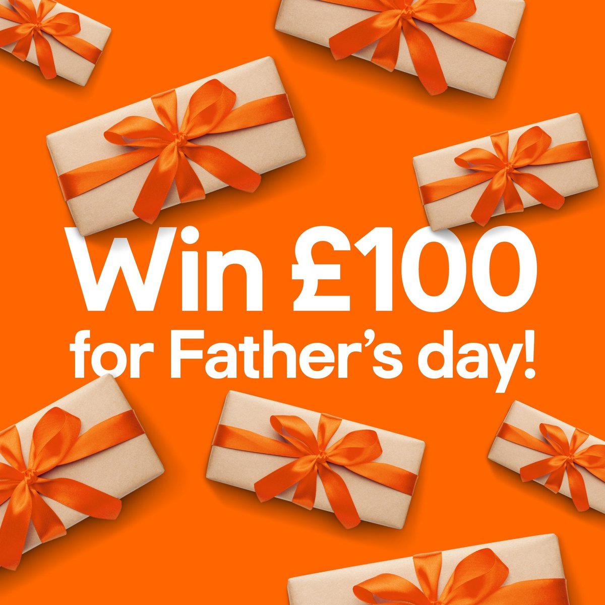 We are giving you the chance to win a £100 B&amp;Q gift card this Father's Day 🧡

1️⃣ Make sure you're following  <a href="/BandQ/">B&Q</a>
2️⃣ Like this post ​🧡
3️⃣ Tag who you would like to treat! ​

Prize draw closes at 23:59 on 14 June 2024. Ts&amp;Cs apply - bit.ly/3yVDvXj