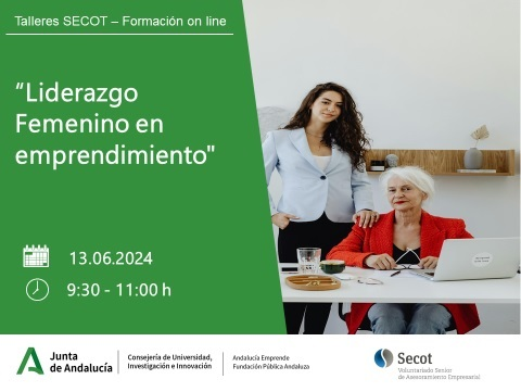 Recuerda... mañana 13 de junio‼️

🆕T𝘢𝘭𝘭𝘦𝘳 𝘧𝘰𝘳𝘮𝘢𝘵𝘪𝘷𝘰 #online junto a <a href="/Secot_/">SECOT (voluntariado de asesoramiento empresarial)</a> 

🗣️'Liderazgo femenino en empredimiento'

🙋‍♀️Definiremos el concepto de liderazgo femenino, particularmente en el campo del emprendimiento.

📝bit.ly/4aTbexL

#territorioemprende