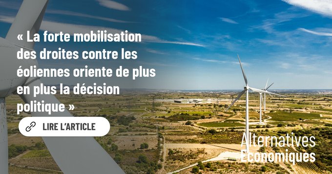 [#EnR] Alors qu'en France et en Europe, les droites ont adopté une position d’hostilité aux énergies #renouvelables, notamment contre l'#éolien, <a href="/MichelGioria/">Michel Gioria</a> rappelle que « sortir des #fossiles, c’est toucher à de puissants intérêts économiques et c’est bouleverser nos modes de