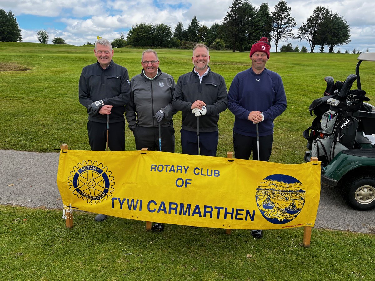 Well done to all those who took part in this years Carmarthen Tywi Charity Golf Day.

Our own team took 3rd place, supporting the charity, Every Link counts, who provide Personal Assistants to support disabled people and their families.

#rotaryinternational #everylinkcounts
