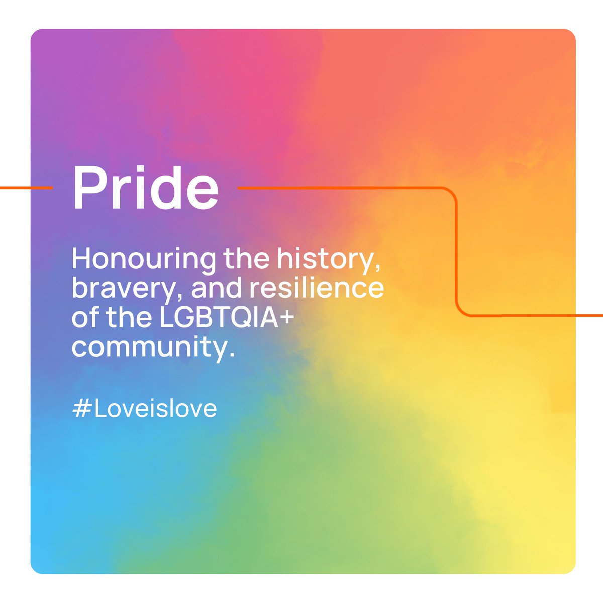 Happy Pride Month! Let's honour the history, bravery, and resilience of the LGBTQIA+ community. 

Pride is a celebration of our differences and a continuous journey toward acceptance and equality.

Let's embrace who we are!

#pridemonth #Pride #lgbtq #lgbt  #standtogether