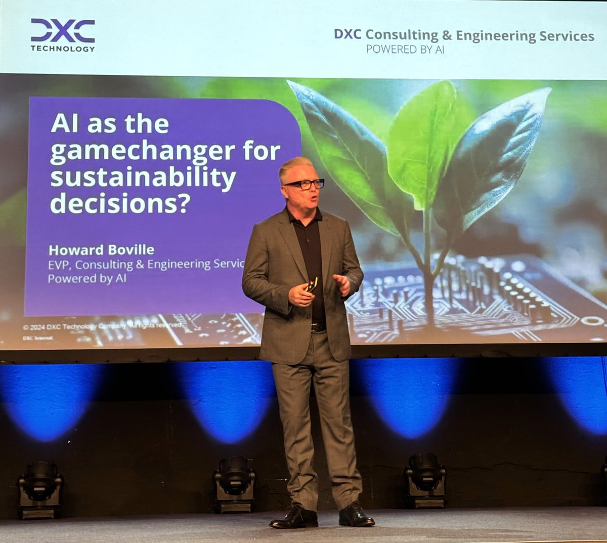 DXC Technology (@dxctechnology) on Twitter photo DXC's leader, Howard Boville, delivered an inspiring keynote at <a href="/StartupAutobahn/">STARTUP AUTOBAHN powered by Plug and Play</a> in Stuttgart.
🌎 Howard's insights highlighted our commitment to empowering our customers to make smarter, sustainable decisions using #AI.
#WeAreDXC #Innovation #Sustainability DXC's leader, Howard Boville, delivered an inspiring keynote at <a href="/StartupAutobahn/">STARTUP AUTOBAHN powered by Plug and Play</a> in Stuttgart.
🌎 Howard's insights highlighted our commitment to empowering our customers to make smarter, sustainable decisions using #AI.
#WeAreDXC #Innovation #Sustainability