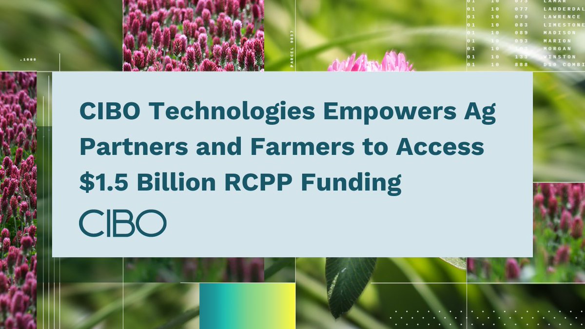 CIBOTech's tweet image. Unlock the power of CIBO Impact to deploy your USDA #RCPP program seamlessly! Learn how this end-to-end platform simplifies program delivery, improves grower experience, and enables efficient data collection for tracking progress. #RCPPManagement ow.ly/4Gf150RtHjf
