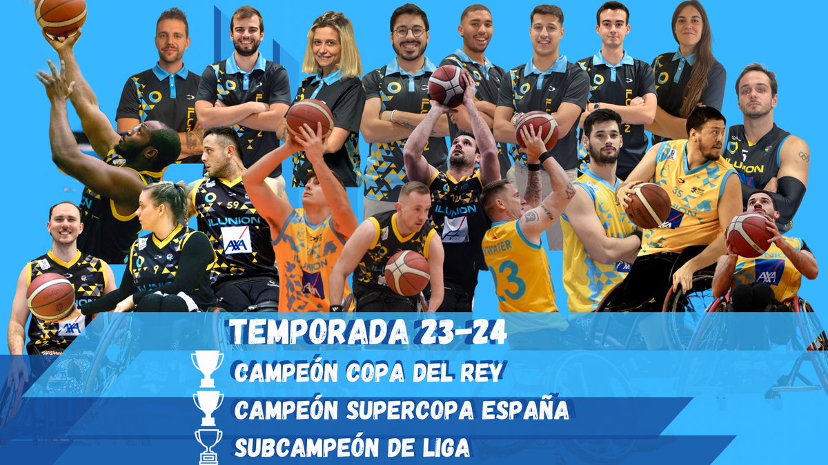 Se acaba una temporada colmada de ÉXITO💛💙🏆

<a href="/Fundacion_ONCE/">Fundación ONCE</a> 
<a href="/FundacionAXA/">Fundación AXA</a> 
<a href="/ILUNION/">ILUNION</a> 
<a href="/BsrEspana/">BSREspaña</a>