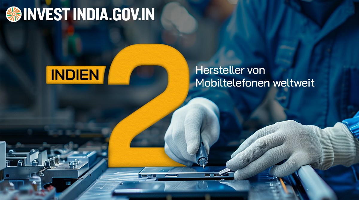InvestIndiaGER's tweet photo. Die Gelegenheit ruft! 📞

Investieren Sie in #Indiens Handyherstellung. So wird die Selbstversorgung des Landes gestärkt, der industrielle Fortschritt vorangetrieben und die technologische Innovation angeführt.

Mehr erfahren: https://t.co/iDBfkYzZDt

#InvestierenInIndien https://t.co/4TJVlTk5Xl