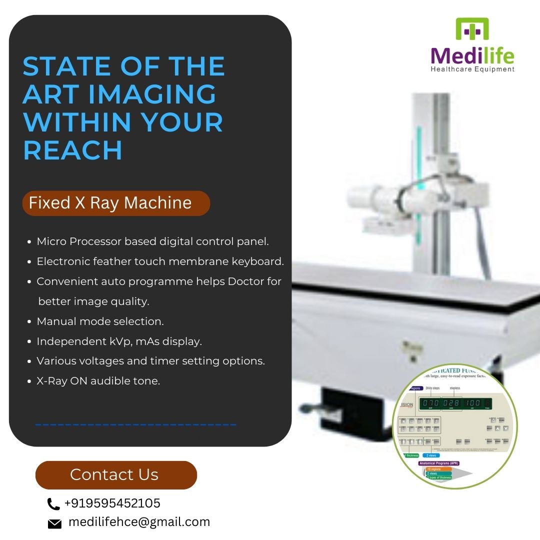 Medilifemktg's tweet image. State of the art imaging within your reach
Fixed X Ray Machine
For more details please call on +919595452105 / +919112092002
#FixedXRayMachine #XRayMachine #DigitalXRay #Orthopedics #Radiology #DiagnosticCentre