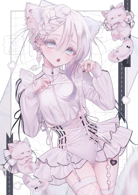 にゃ〜お#illustration 
