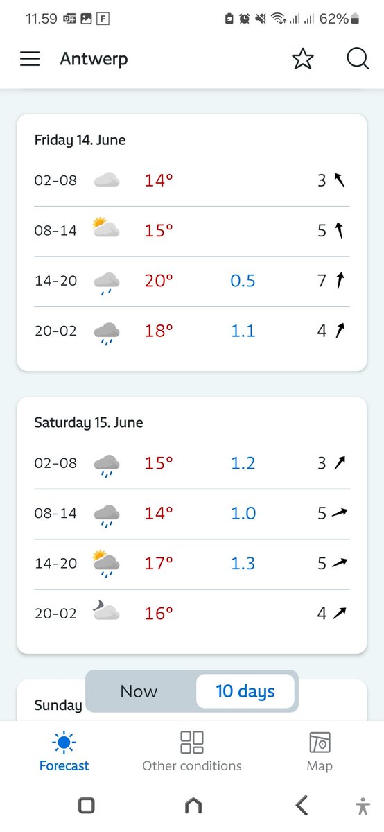 #Hoping this changes to the better.... looks like I'll arrive and leave #BCTechDays 🏍 wet and cold 🌧
Looking forward to alle the 🤯 sessions!