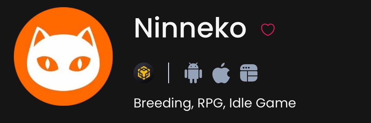 <a href="/binance/">Binance</a> Gone a day without playing my #ninneko Game. $nino <a href="/ninnekogame/">Ninneko</a>  is the leading edge of NFT game that combines Idle RPG gameplay and Breeding system.