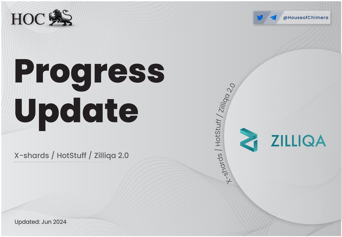 HouseofChimera's tweet photo. Progress Update: @zilliqa 

🔹The $ZIL Ecosystem is gearing up for one of its most significant updates yet: Zilliqa 2.0
🔸This thread aims to provide context and insight into Zilliqa 2.0 

$ZIL https://t.co/7Qz8x0ADsX
