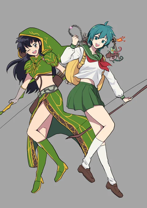 犬夜叉と〆の絵も途中だったけどだいぶかわいいよな………… 