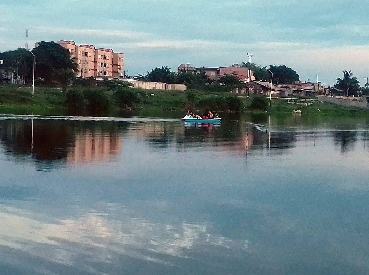 #CubaEsBella Atardecer en el lago ubicado en el Parque de la ciudad, #CiegodeAvila