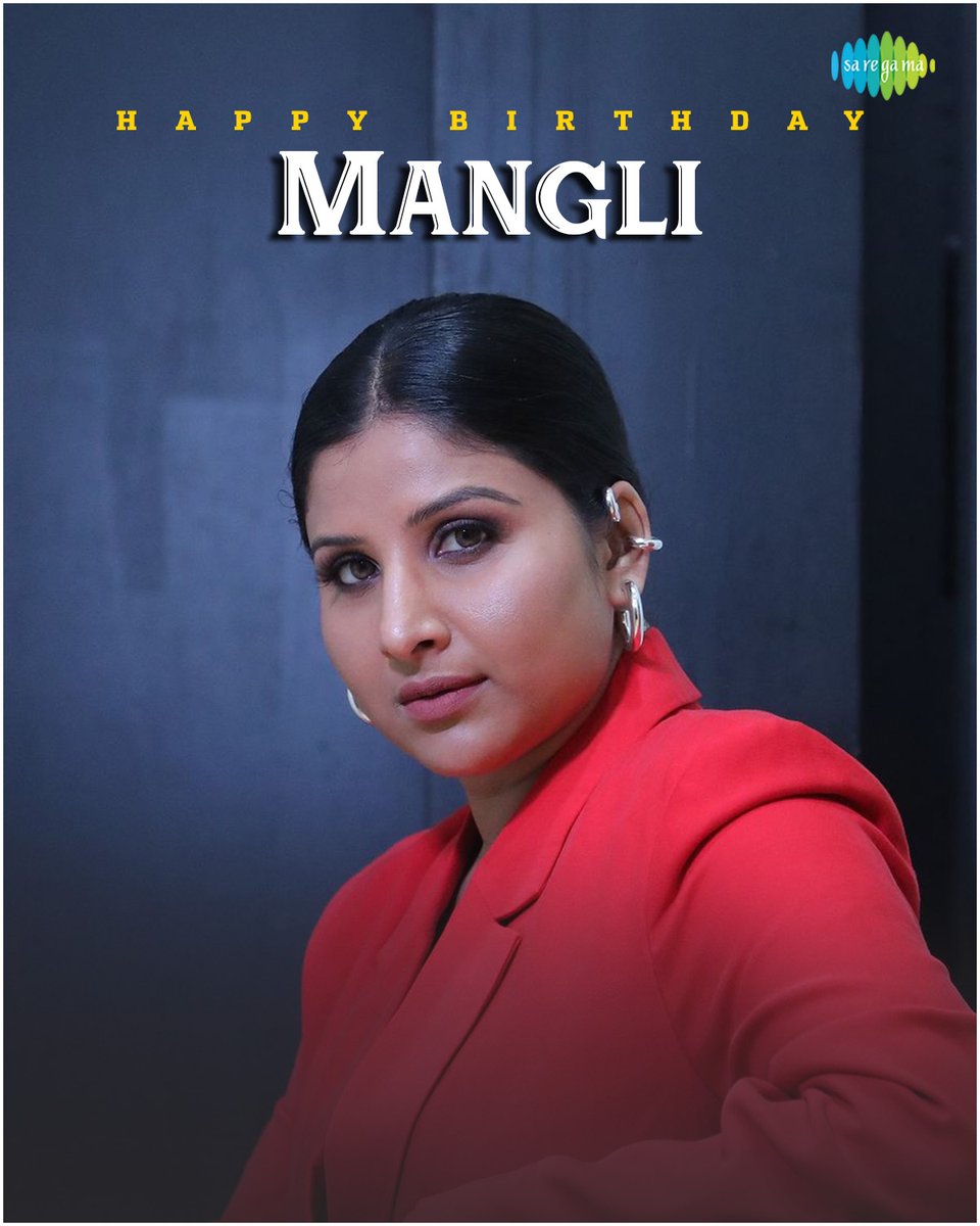Saregama South (@saregamasouth) on Twitter photo Warmest Birthday Wishes To The Sensational Singer <a href="/iamMangli/">Mangli Official</a> 😍
#HBDMangli #HappyBirthdayMangli Warmest Birthday Wishes To The Sensational Singer <a href="/iamMangli/">Mangli Official</a> 😍
#HBDMangli #HappyBirthdayMangli