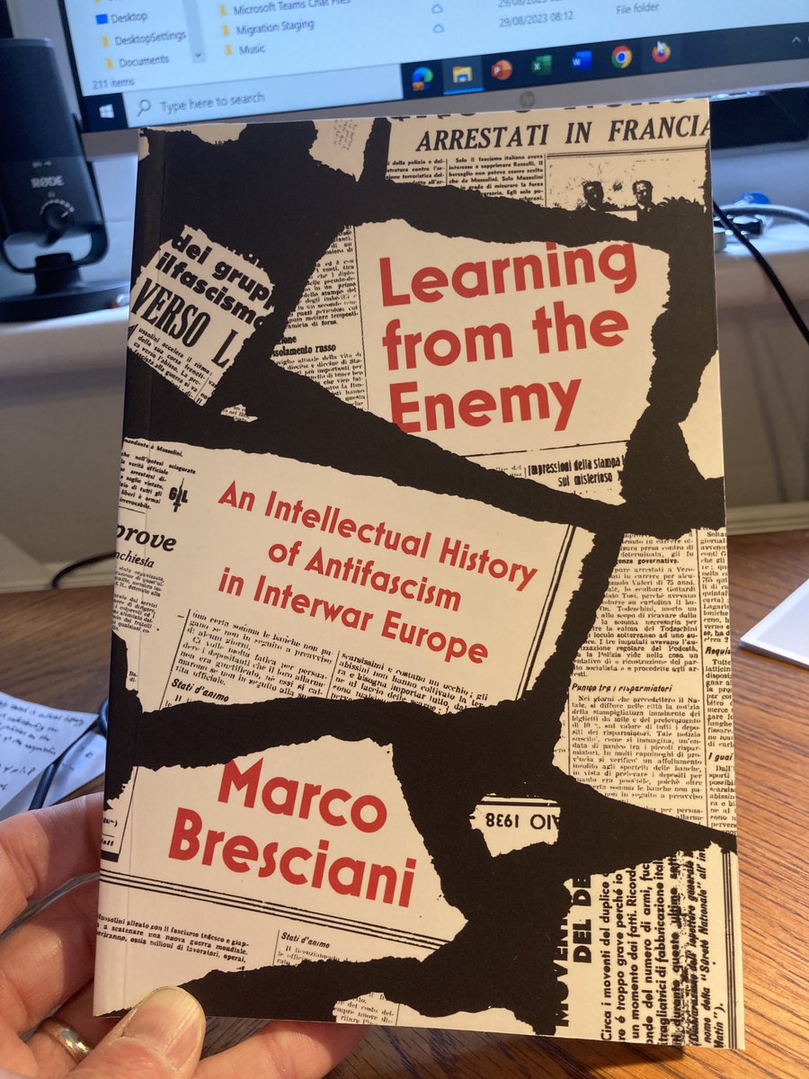 New translation of Marco Bresciani’s book on Italian emigre antifascism out now with Verso. Recommended!