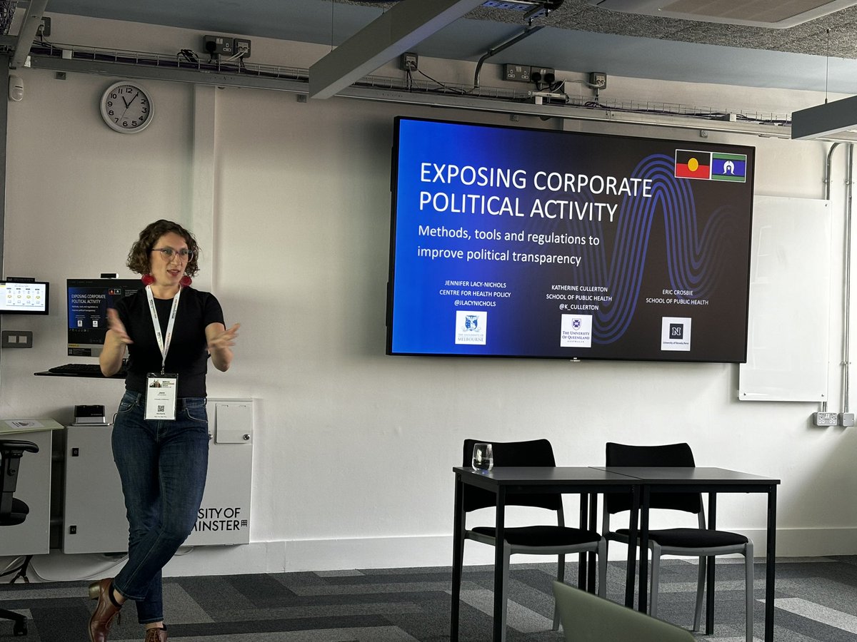 <a href="/JLacyNichols/">Jenn Lacy-Nichols</a> presenting “espousing corporate political activity” in <a href="/Wphncongress/">WPHN CONGRESS 2024</a>