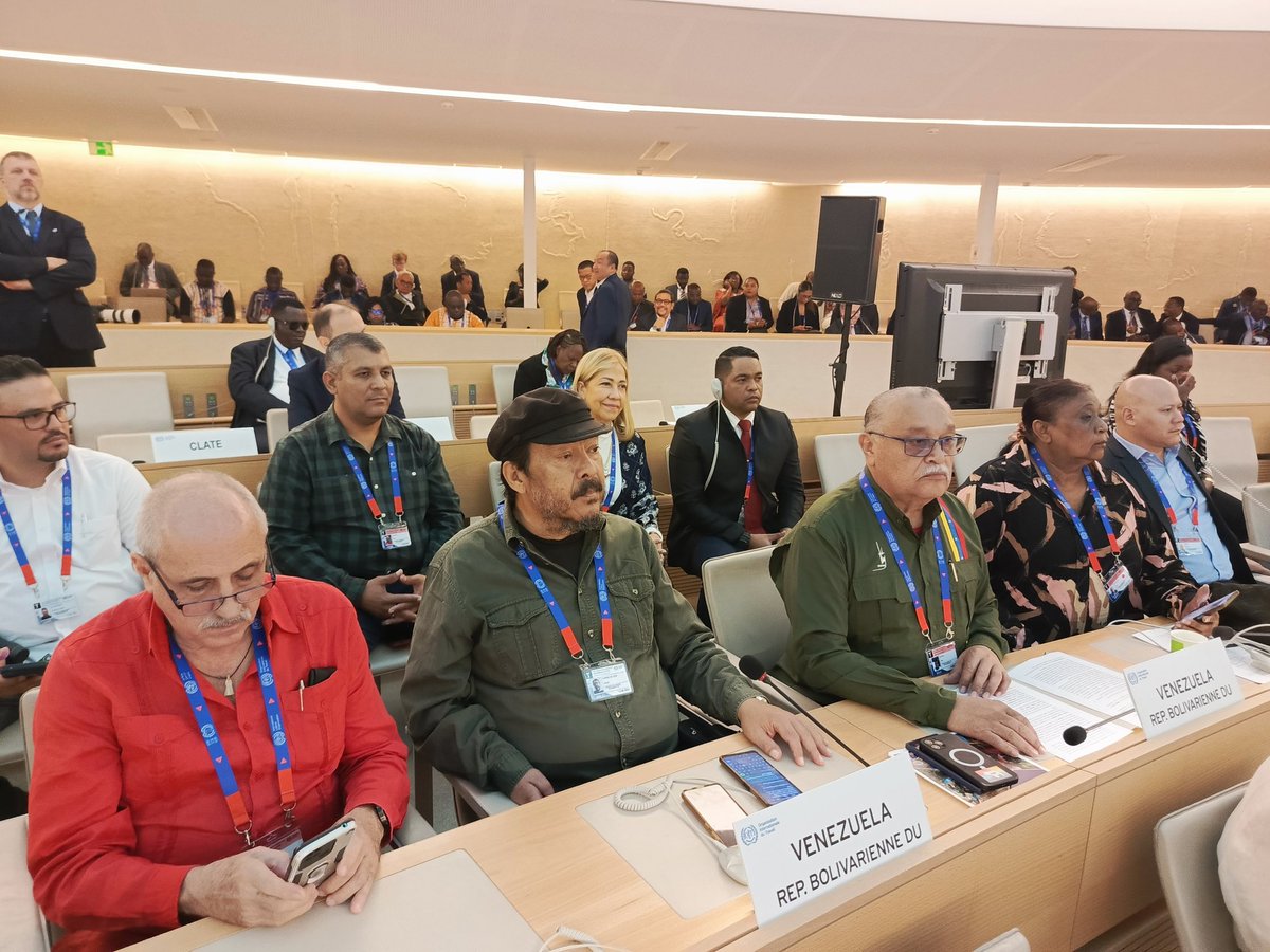 cbolivariana's tweet photo. Este #10Jun de 2024, delegación de la clase obrera venezolana CBST, presente en  112° Reunión de la Conferencia Internacional del Trabajo, que se celebra en la ciudad de Ginebra, Suiza.

En espera de la intervención del Presidente #CBST @WillsRangelCBST. 

#NicoTieneLasRiendas https://t.co/MAKwwLS8m0