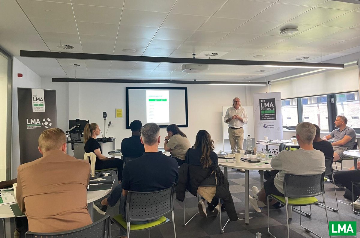 Congratulations to the students of the 2023-24 LMA Diploma in Football Management for completing their final assessments and presentations in Liverpool last week.

Well done for all your hard work and commitment. We look forward to seeing you at Graduation at the end of the year!