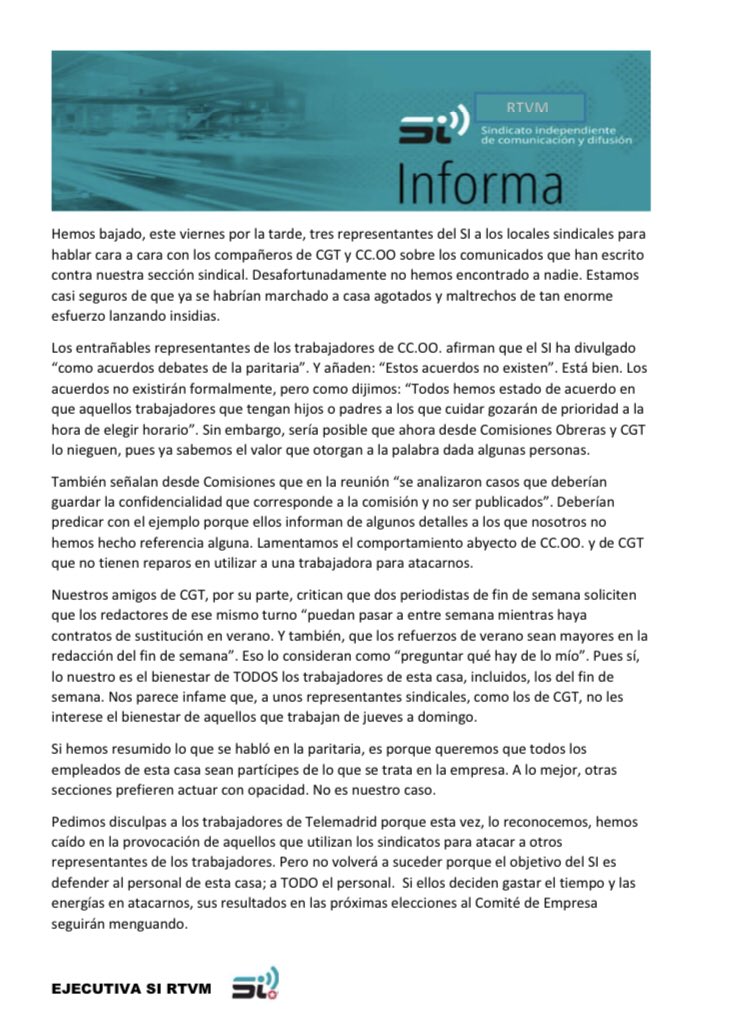 Si Telemadrid tweet media