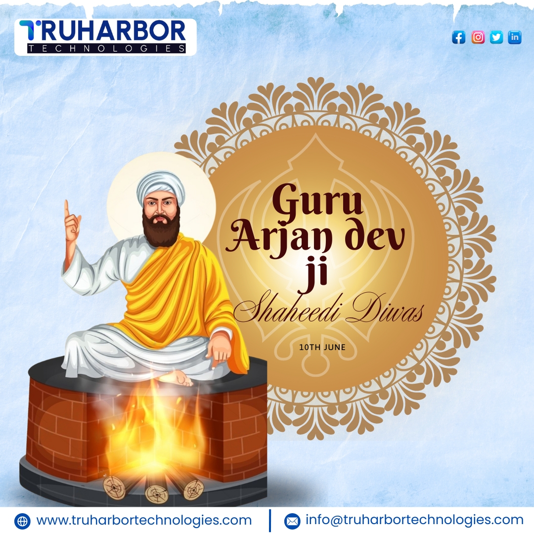 TRUHARBOR_TECH's tweet image. May Guru Arjan Dev Ji&apos;s sacrifice remind us of the importance of standing up for what is right and just. Shaheedi Diwas Di Lakh Lakh Vadhaiyan!
Visit Now : truharbortechnologies.com
#GuruArjanDevJi #ShaheediDiwas #MartyrdomDay #GuruArjanDevJiShaheediDiwas #SikhSacrifice