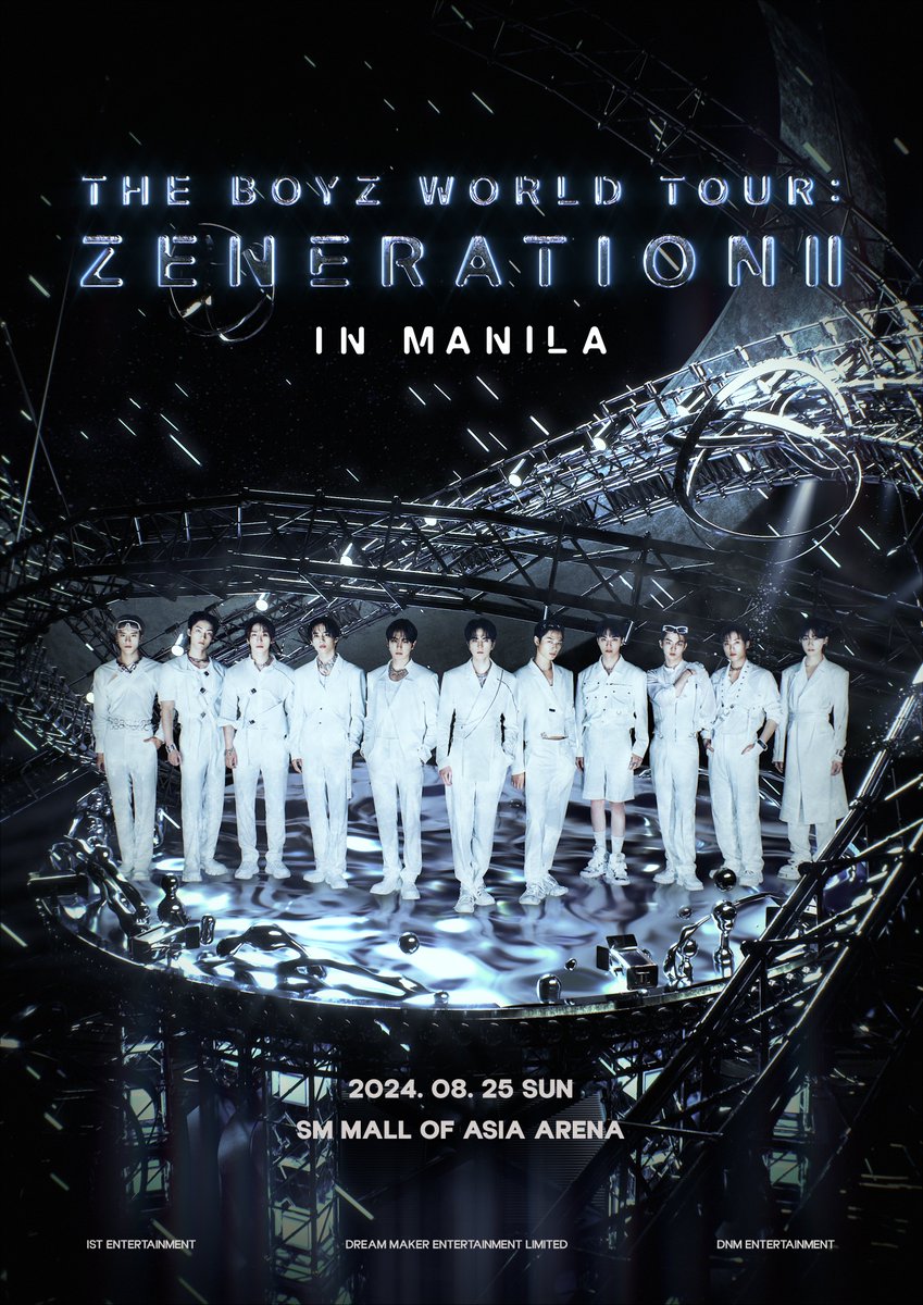 Back in the game, son!

THE Bs, your favorite BOYZ are coming back to Manila for 'THE BOYZ WORLD TOUR : ZENERATION II in MANILA' 🧬

📆 08.25.2024 
📍 SM Mall of Asia Arena  

More details coming soon! 🔜  
#THEBOYZ #더보이즈 
#ZENERATION2 #ZENERATION2_MNL