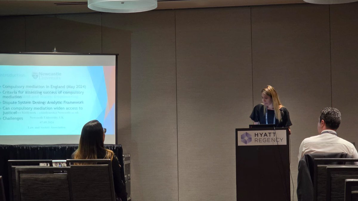 Had a fantastic experience presenting at the Law and Society Association conference in Denver, Colorado. With mediation now officially compulsory, this conference provided an excellent opportunity to explore how the scheme can widen access to justice.  #LSA2024   <a href="/law_soc/">Law and Society</a>