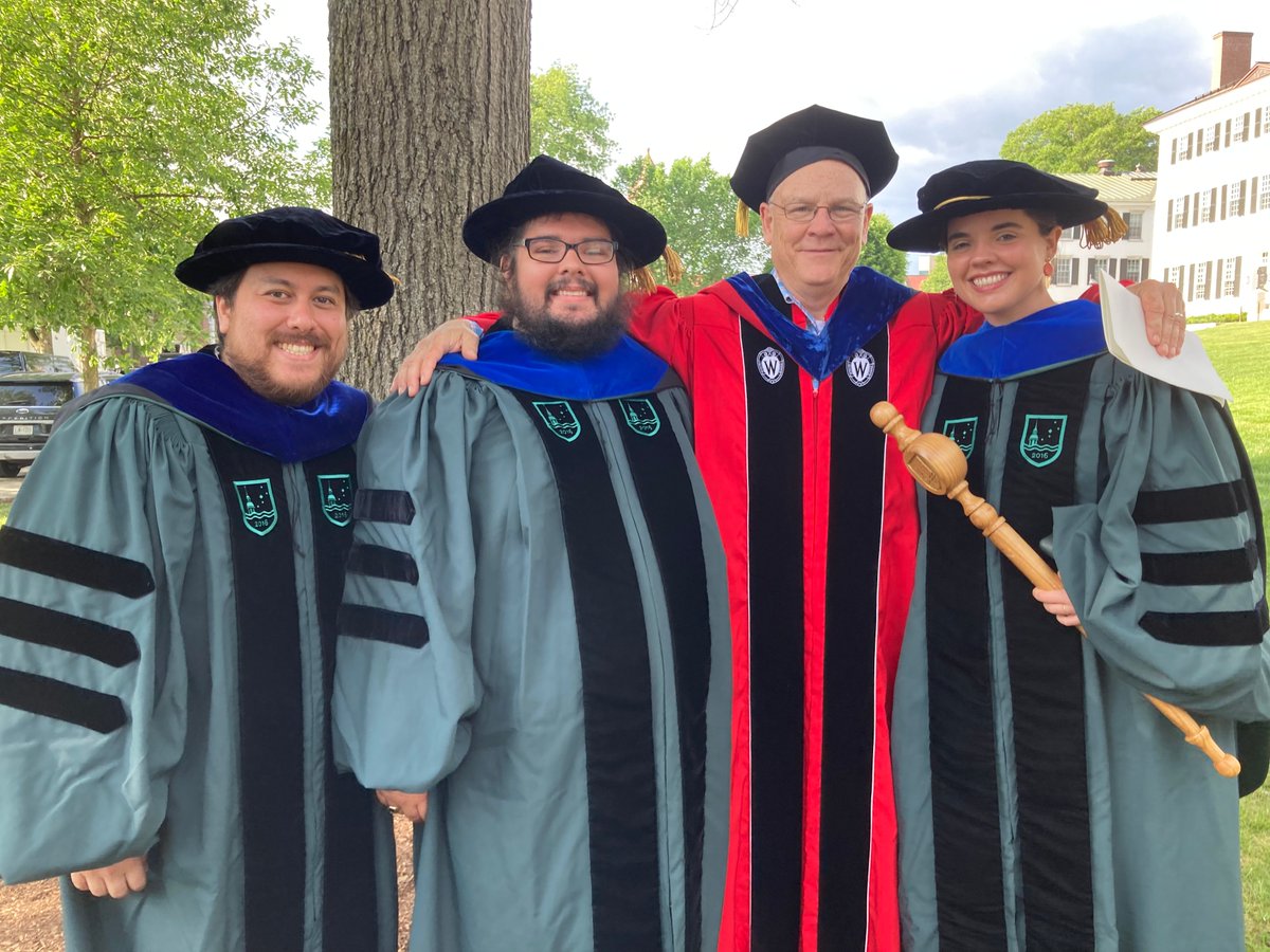 George O'Toole (he/him/his) (@geiselbiofilm) on Twitter photo I had the opportunity to hood three of my recent PhD students at the annual Graduate School Investiture on Saturday: Chris Geiger, Alexander Pastora and graduate student marshall Rebecca Valls (left->right). Plus I got to wear my fancy Wisconsin robes! <a href="/m2p2_dartmouth/">M2P2 at Dartmouth</a> <a href="/DartCF/">Dartmouth CF Research Center</a> I had the opportunity to hood three of my recent PhD students at the annual Graduate School Investiture on Saturday: Chris Geiger, Alexander Pastora and graduate student marshall Rebecca Valls (left->right). Plus I got to wear my fancy Wisconsin robes! <a href="/m2p2_dartmouth/">M2P2 at Dartmouth</a> <a href="/DartCF/">Dartmouth CF Research Center</a>