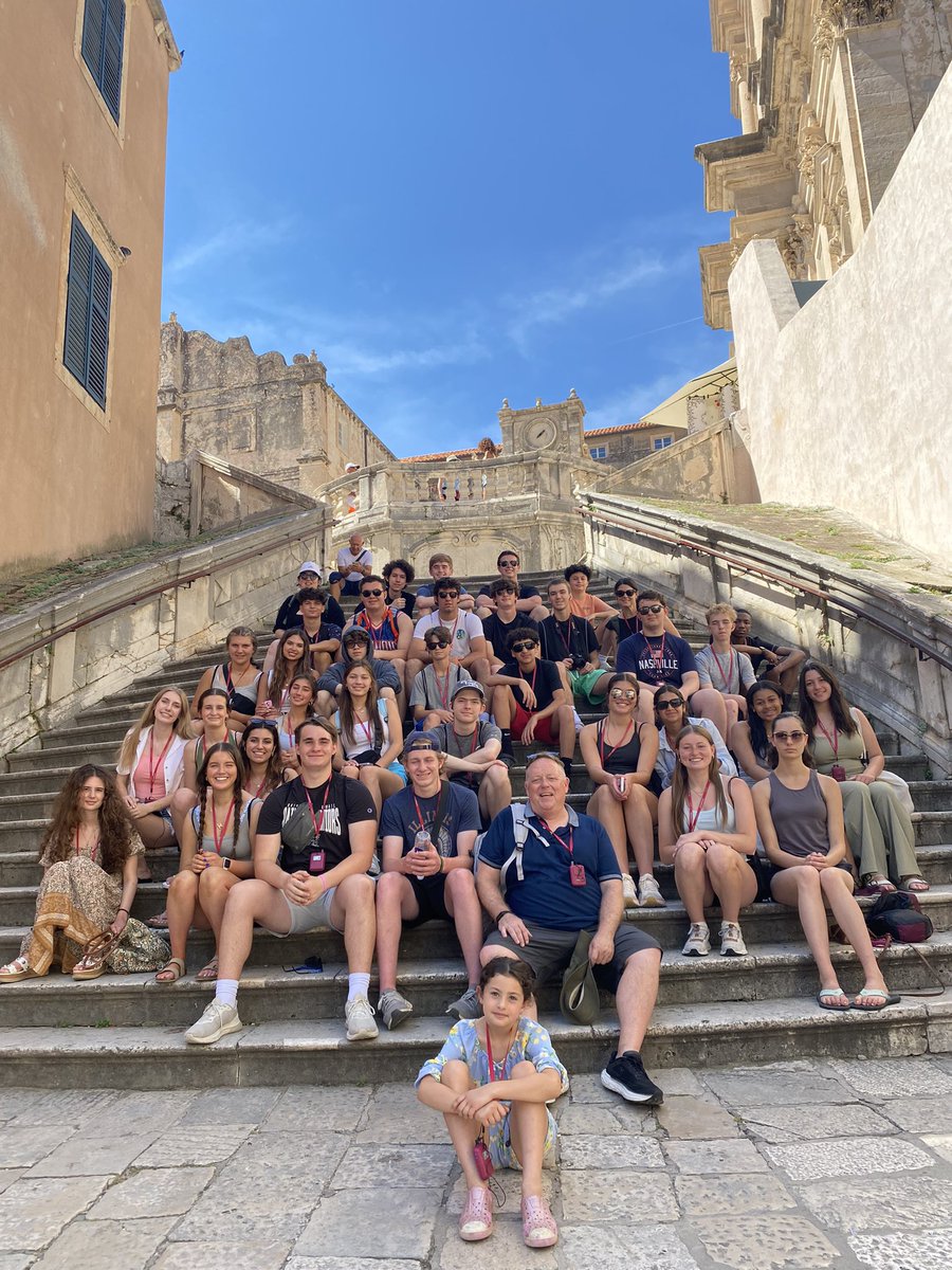 Some great group pictures in Dubrovnik!