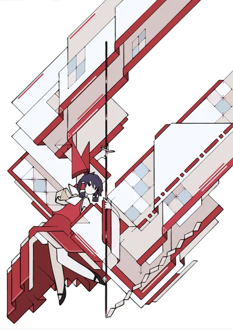 楽園の素敵な。 #博麗霊夢 #hakurei_reimu 