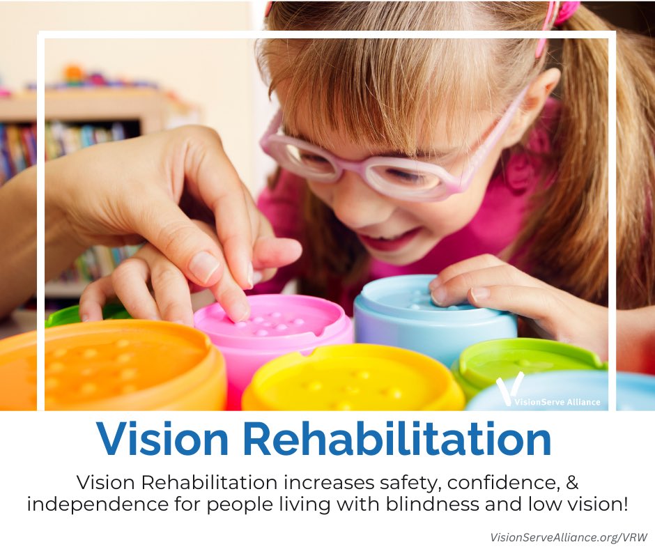 LADAOrg's tweet image. Almost 20 million in the US live with blindness &amp;amp; vision loss. It’s #VisionRehabilitationWeek, June 10-16. Help spread the word about life-changing programs that increase safety, confidence &amp;amp; independence. Learn more. #blindness #lowVision @VisionServeA