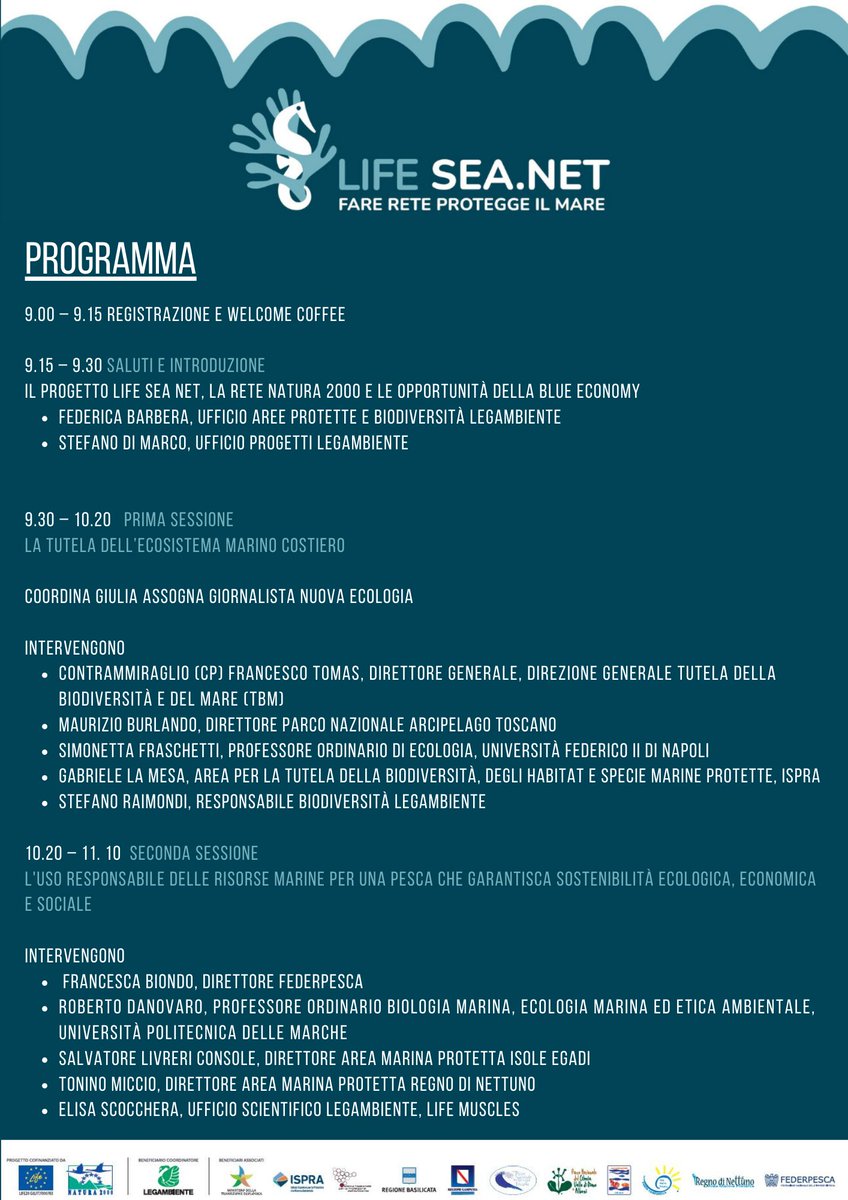 LegambienteLab's tweet image. 📌𝐒𝐀𝐕𝐄 𝐓𝐇𝐄 𝐃𝐀𝐓𝐄 𝐏𝐫𝐢𝐦𝐨 𝐁𝐥𝐮𝐞 𝐄𝐜𝐨𝐧𝐨𝐦𝐲 𝐅𝐨𝐫𝐮𝐦
Economia del mare🌊: una crescita blu con il rispetto di #biodiversità e risorse marine
📍Organizzato da @Legambiente nell'ambito del progetto #lifeseanet
Scopri Il Programma👇
lifeseanet.eu/2024/06/07/a-r…