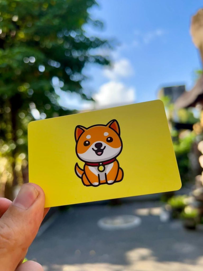 BabyDoge's tweet photo. 𝗕𝗮𝗯𝘆𝗗𝗼𝗴𝗲 𝗣𝗮𝗿𝘁𝗻𝗲𝗿𝘀 𝘄𝗶𝘁𝗵 𝗧𝗮𝗻𝗴𝗲𝗺 𝗳𝗼𝗿 𝗘𝘅𝗰𝗹𝘂𝘀𝗶𝘃𝗲 𝗛𝗮𝗿𝗱𝘄𝗮𝗿𝗲 𝗪𝗮𝗹𝗹𝗲𝘁! 🐶💳

We are teaming up with @Tangem to bring you something special! Get ready for the exclusive BabyDoge-branded hardware wallet.

Stay tuned for more details coming soon! This is just the beginning of something amazing for the BabyDoge community. 🐕✨