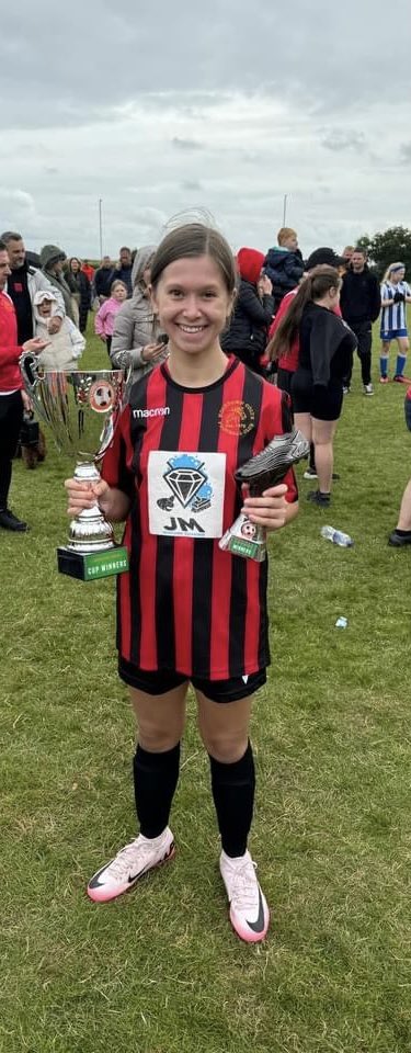 welshsw74's tweet photo. What a weekend for Natasha, S3 and her Holytown Colts teammates winning the Under 16’s tournament at Blackpool @ColtnessHS @NLASC_Rory https://t.co/RBvE1e2kZ7