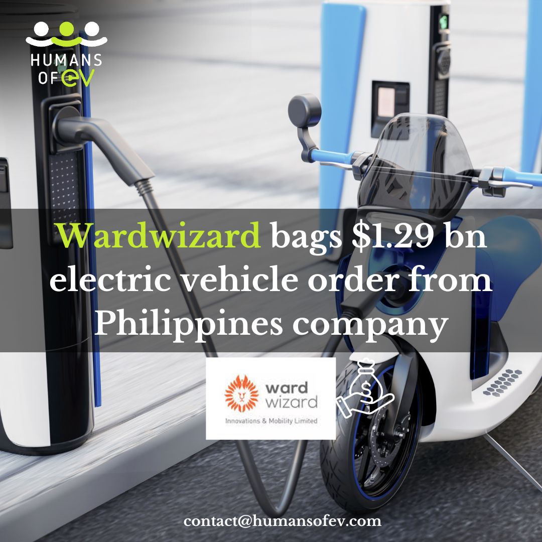 humans_of_Ev's tweet photo. Wardwizard Innovations &amp; Mobility Ltd. (WIML) secured a $1.29 billion order from Beulah International Development Corporation in the Philippines for electric vehicles. The order includes 2W, 3W &amp; 4W for both commercial and passenger segments in the Philippines market. https://t.co/TV7sbzS3Sn