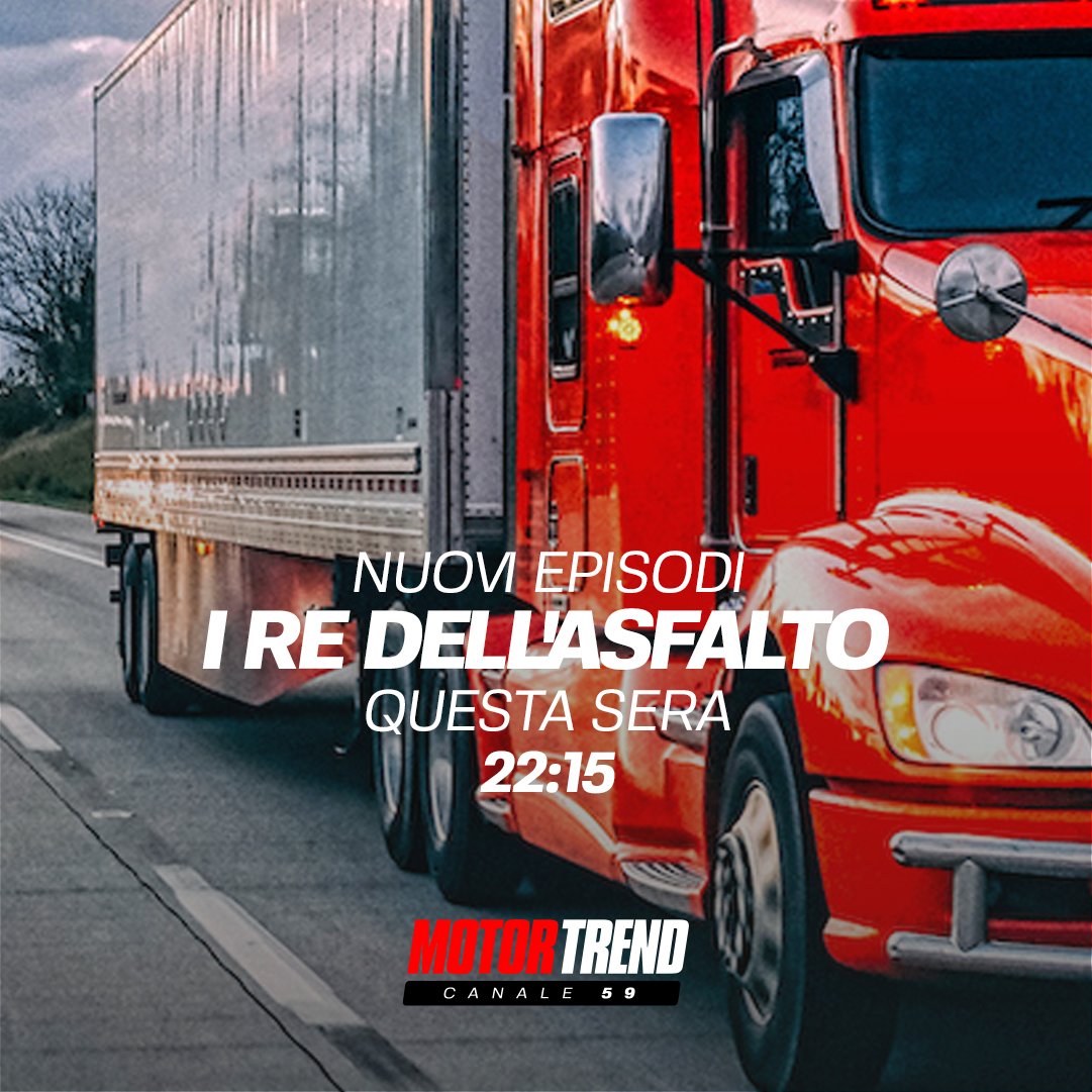 motortrendIT's tweet image. Carichi da spostare e kilometri da percorrere 🛣  Seguiamo i camionisti e i loro viaggi in una nuova puntata de #IReDellAsfalto: questa sera alle 22:15 in prima TV su #MotorTrend, canale 59

#TurboWeek