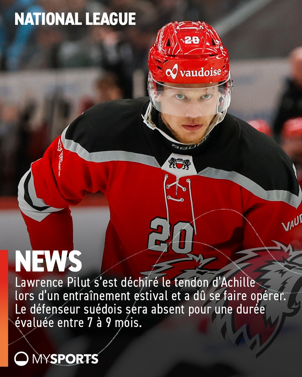 🚑 Grosse tuile pour le <a href="/lausannehc/">Lausanne Hockey Club</a> qui s'est déjà mis en recherche d'un remplaçant pour le début de la saison 2024-25.

<a href="/NLch_official/">National League</a> | #MySports | #HomeofHockey