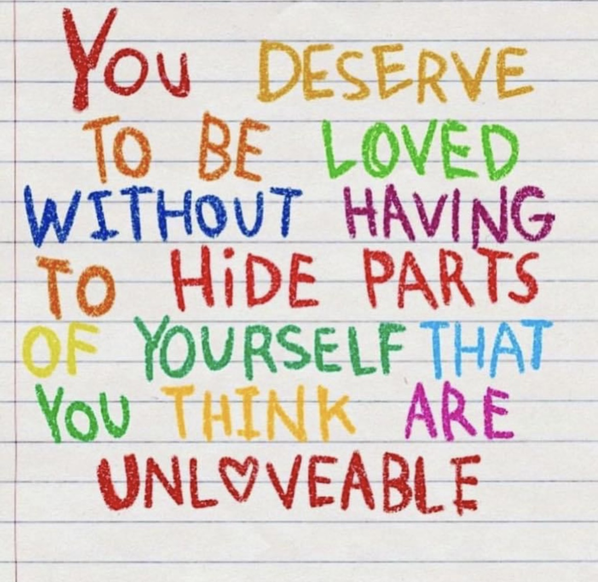you deserve it
