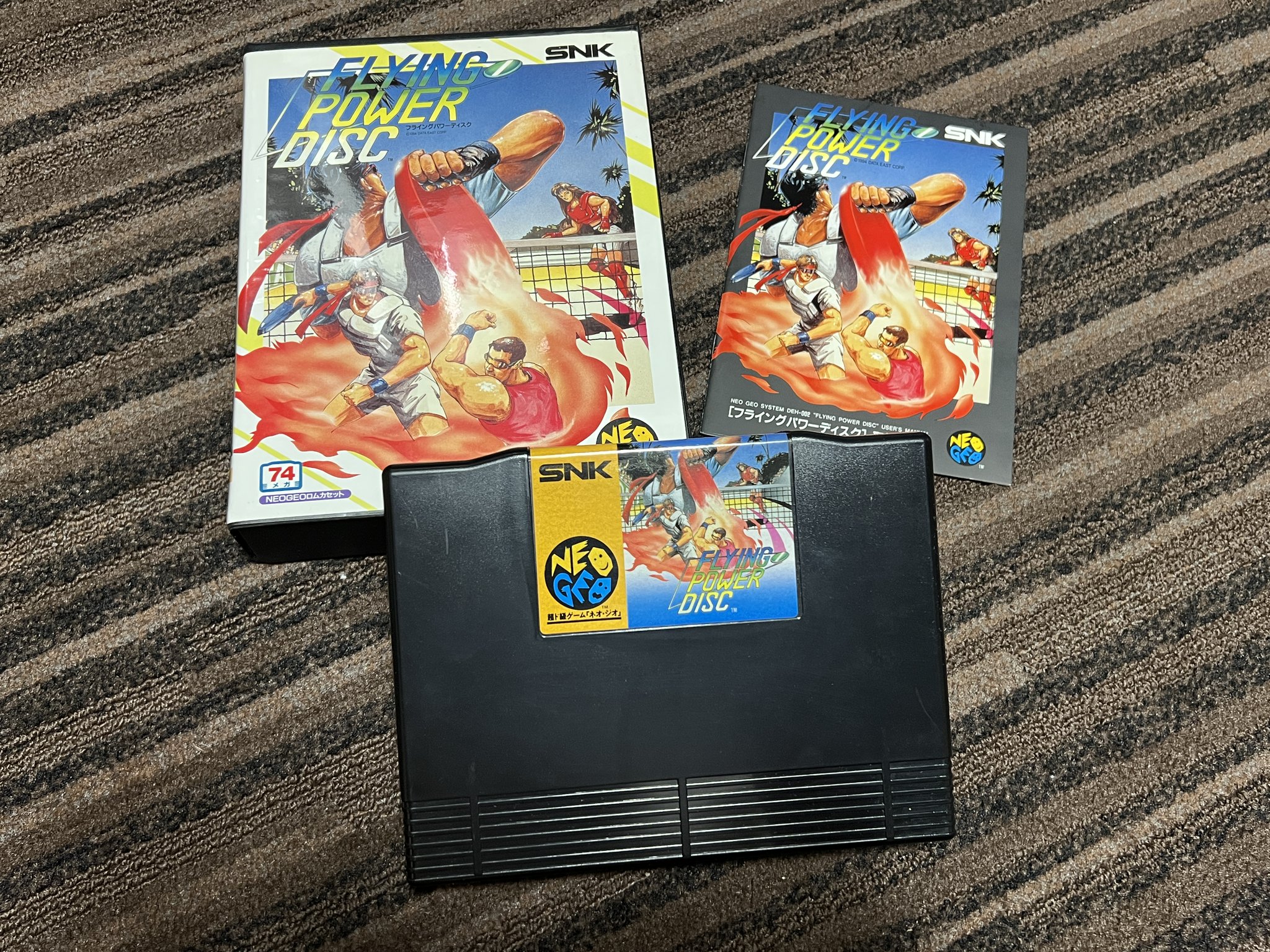 フライングパワーディスク NEOGEO ROMカセット 凍てつい