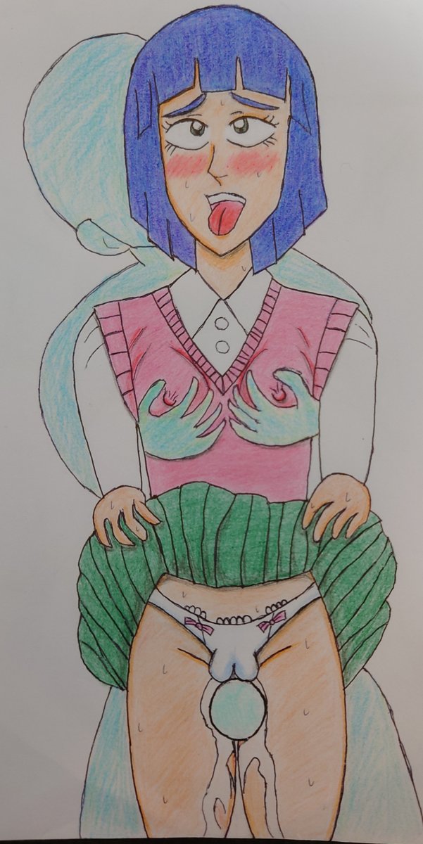 SAP_BellaCiao's tweet photo. 練習絵㉑
 「アタッカーYOU!」より、奈美（ペギー）ちゃん素股絵☺️💕💕
イメージ的には、デートのシチュエーションからの野外素股。前回からかなり空いてしまいましたが、きっちり描けたと思います🥰✌️
#早瀬奈美
#素股
#NamiHayase
#AttackerYou
#hentai https://t.co/pH3nshdTVK