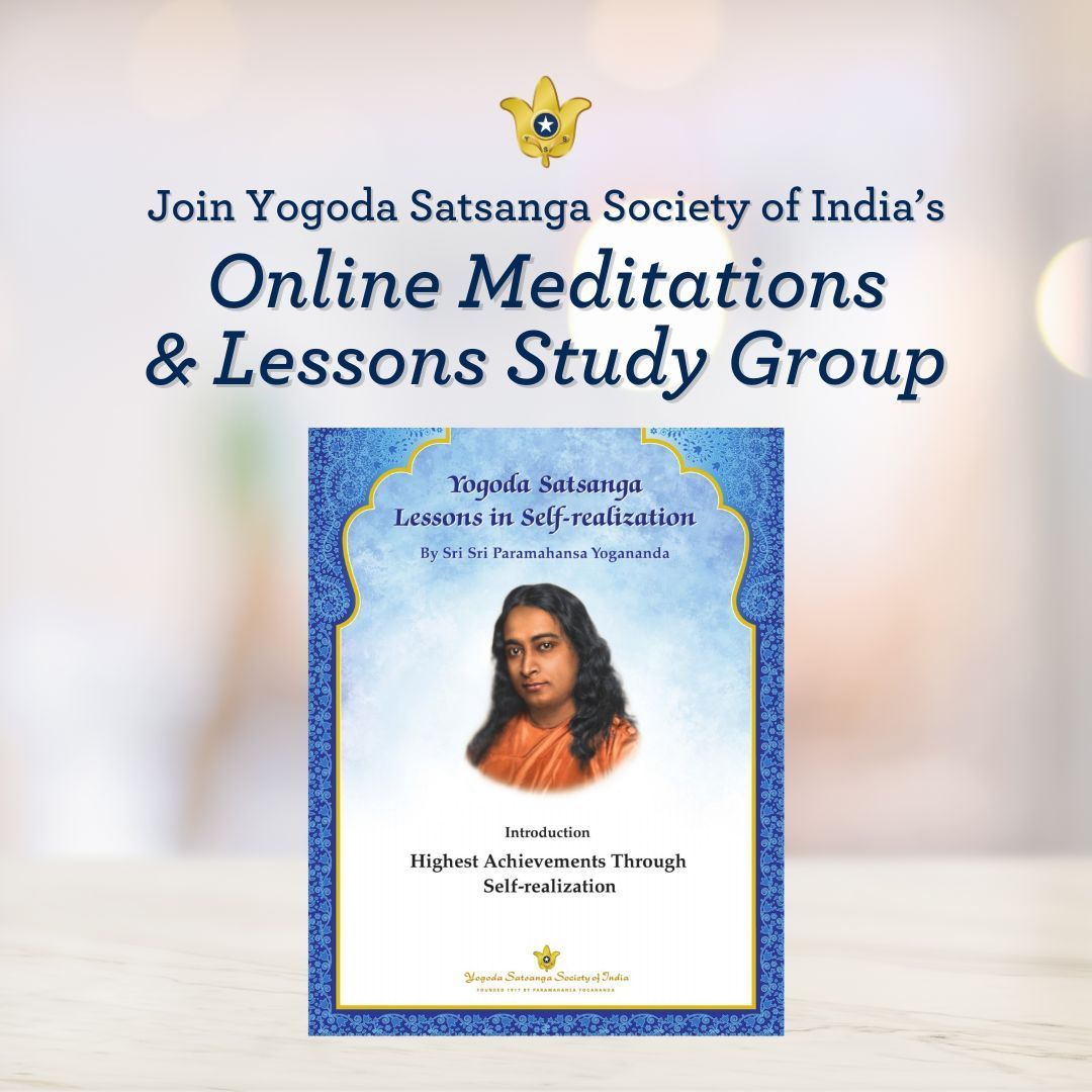 yoganandayss's tweet photo. Did you know that as a YSS/SRF Lessons student, you can study Yoganandaji’s home-study course on the science of meditation in a group setting via the YSS Online Dhyana Kendra? Discover the YSS Lessons study group on our event calendar: 
https://t.co/kw9HVmKsQO

#Yogananda #YSS https://t.co/hYJM8w63yQ