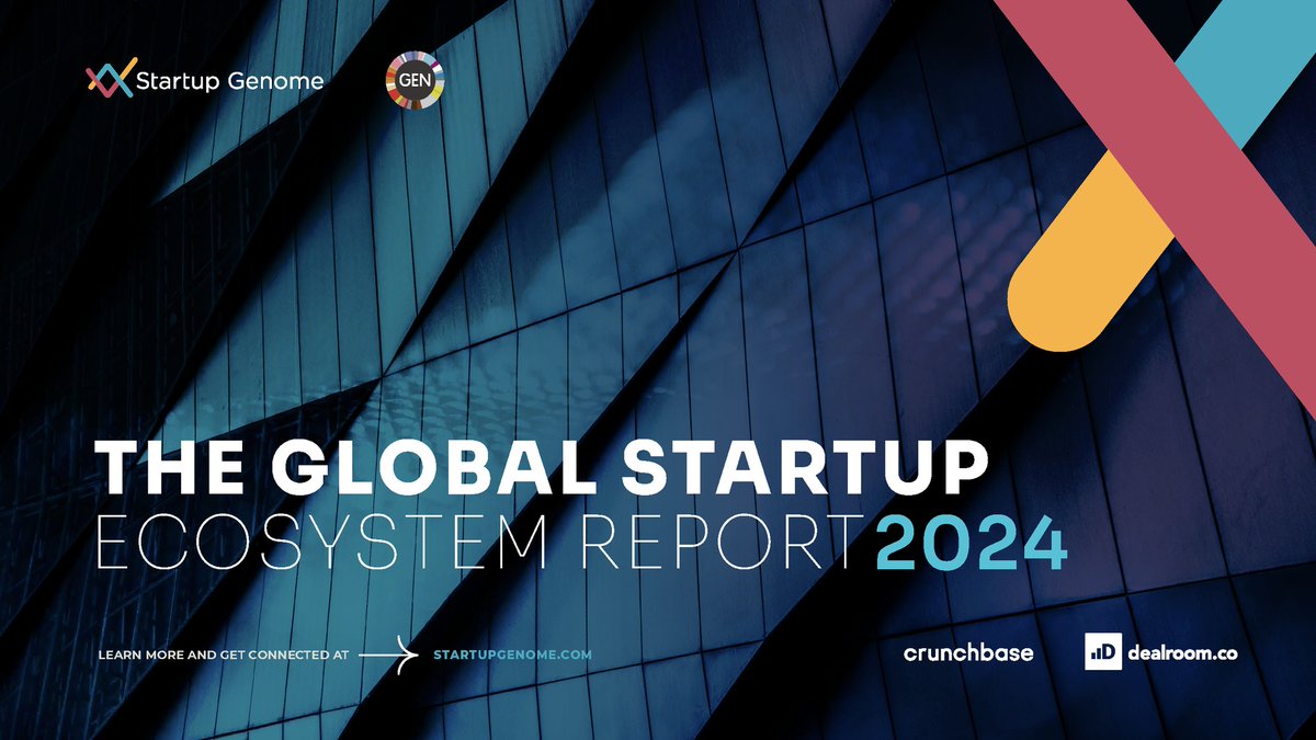 It’s live! The #GSER2024 from GEN + @startupgenome was released today @LondonTechWeek! The report ranks the world’s startup ecosystems alongside policy insights. startupgenome.com/gser2024  #londontechweek #LTW2024