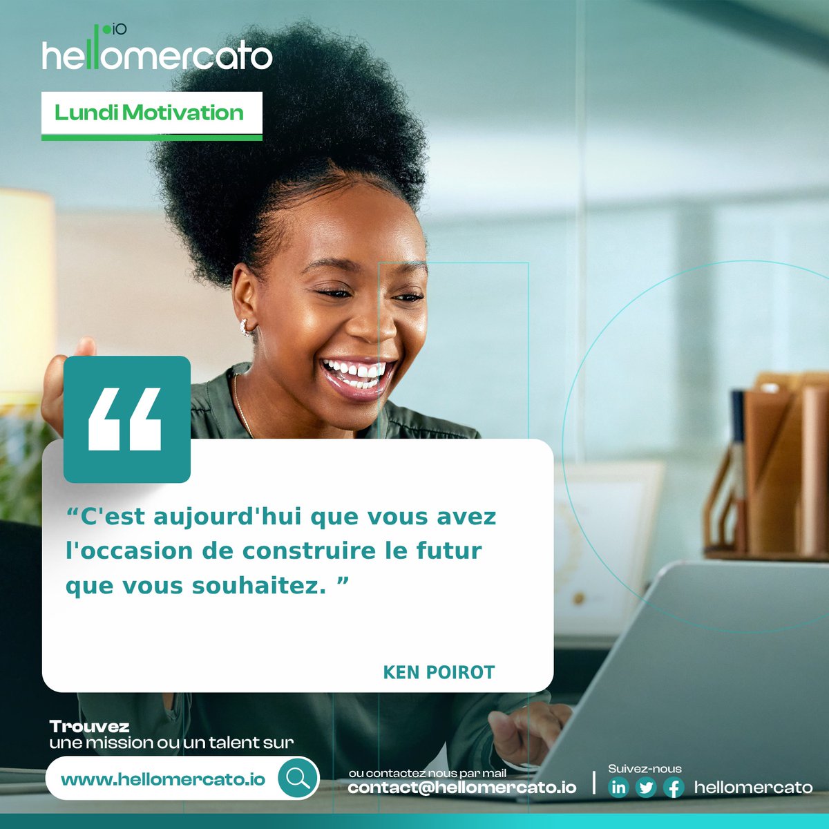 Bonjour à tous et excellente semaine !

#newweek
#caparledev
#motivation