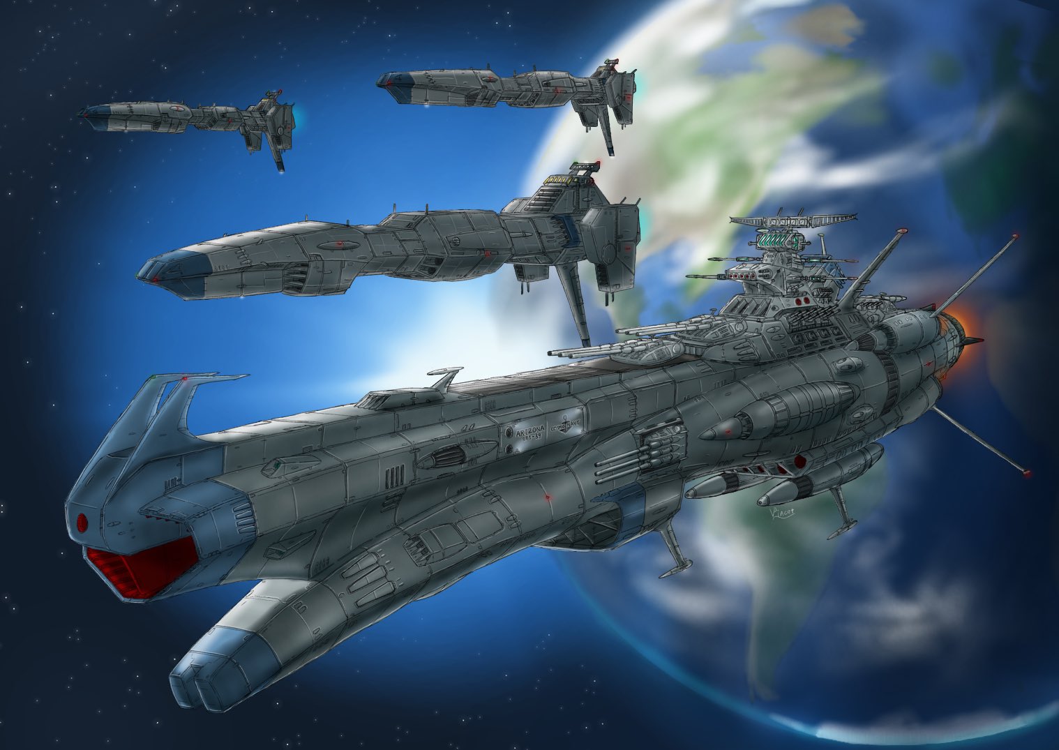 【値下げしました】DO楽DO 1/500 護衛戦艦アリゾナ　宇宙戦艦ヤマトⅢ登場 値下げしました】DO楽DO 親身 1/500 護衛戦艦アリゾナ 宇宙戦艦