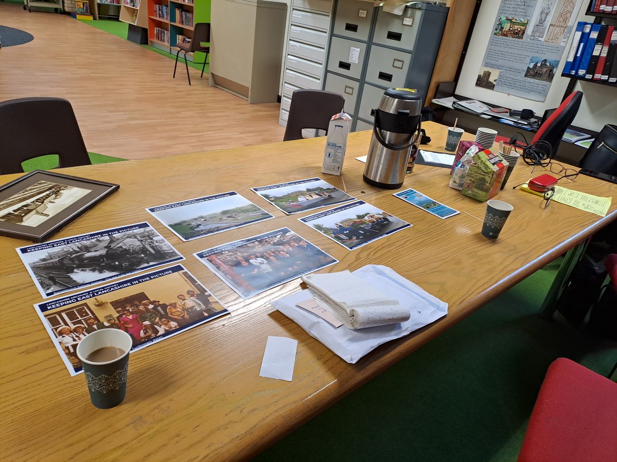 LancsArchives's tweet image. Thank you to @BBPendle for inviting us to attend the 'Talking Lounge' in #BarnoldswickLibrary to share memories. 

For details of more #KeepingEastLancsInThePicture events, visit events.apps.lancashire.gov.uk/w/webpage/all-…

@HeritageFundUK @flarchives
#NationalLottery #HeritageFund #KELP