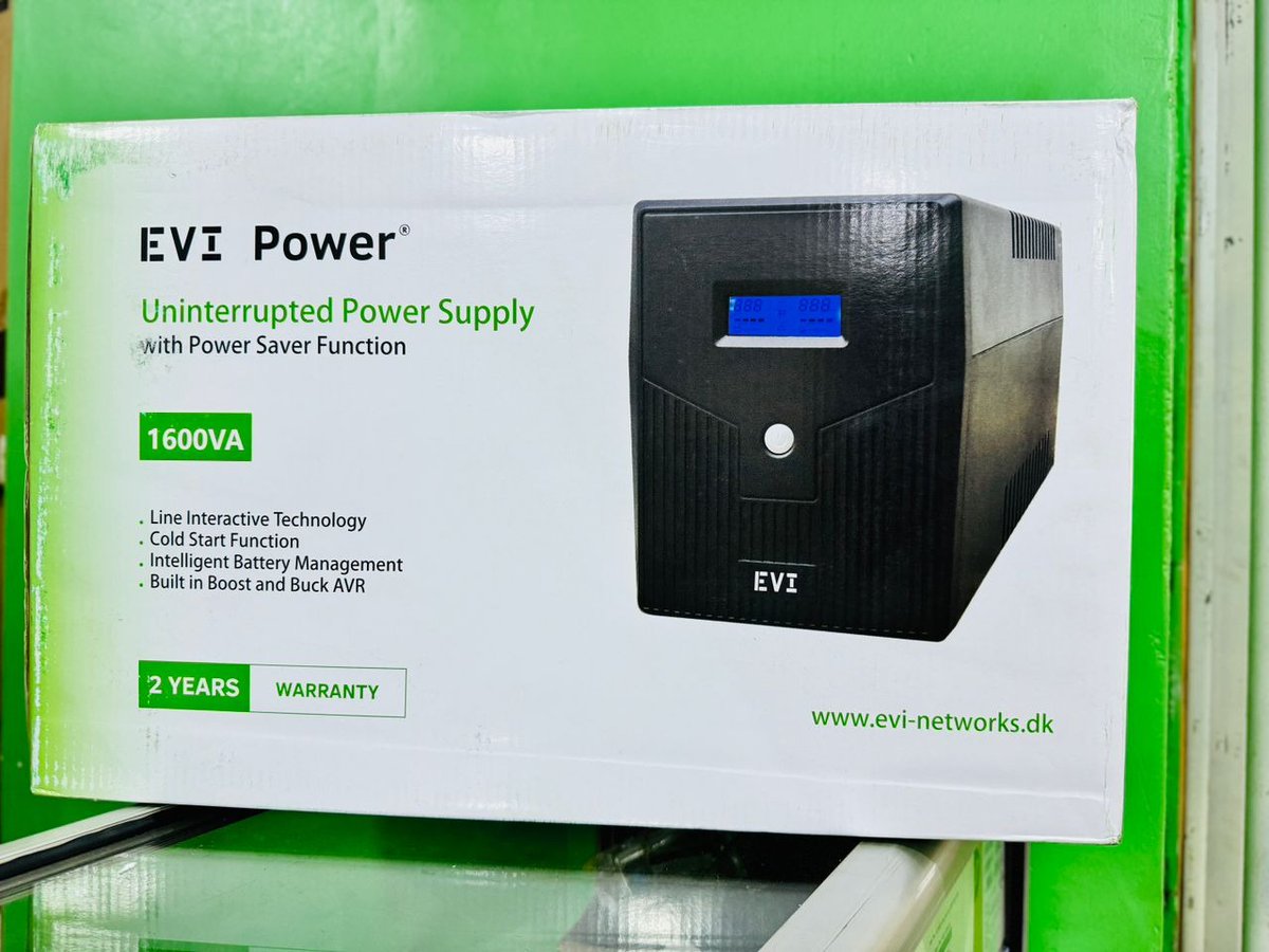 OmakuyuB's tweet image. Protect your computer system from power surge and instability with EVI POWER UPS&apos;s  of different capacity 650VA,, 850VA,, 1100VA,,, 1600VA,, 2000VA,, 3000VA all available in stock. 
Call/ Whatsapp; 0787653234 / 0753359233
Location, Kampala road