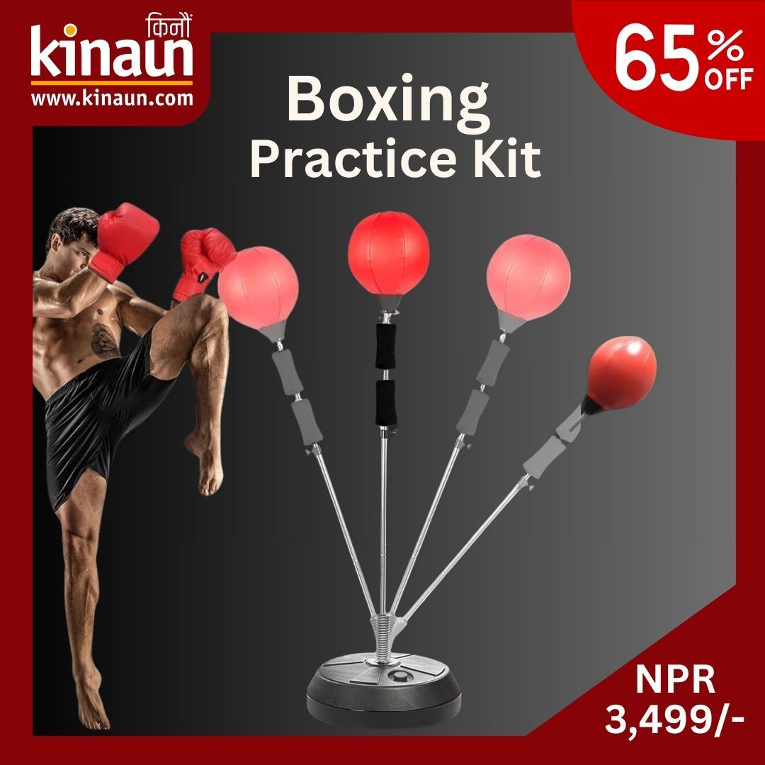 KinaunShopping's tweet image. Flat 65% OFF on Height Adjustable Boxing Training Punching Bag With Stand And Gloves Set
Get extra 5% discount using coupon code: KINAUN5
kinaun.com/product/height…

#boxing #boxingpractice #sports #discount #offer #discoutcoupon #kinaunshopping #किनौं