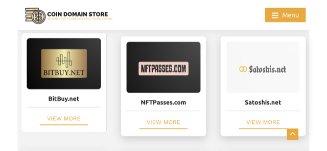 Coin Domain Store tweet media